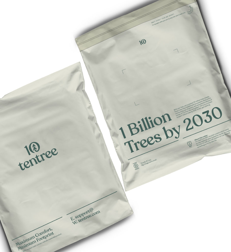 Sustainable packaging mailers