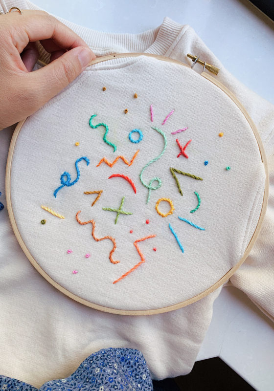 embroidery doodle